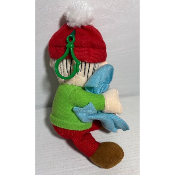 Peanuts Plush Clip On Keychain Charlie Brown Snoopy Linus Woodstock Christmas Gi - Picture 6 of 16